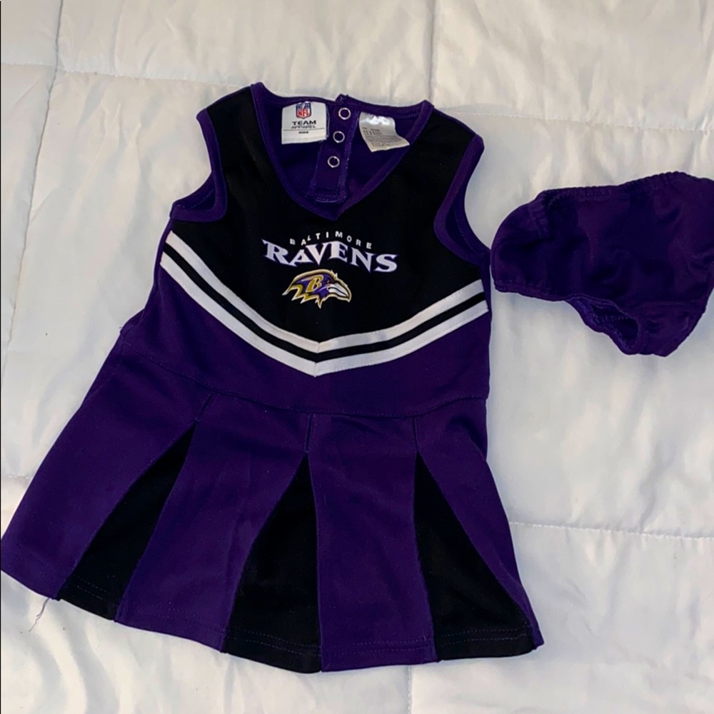 NFL Ravens cheerleader costume 3t